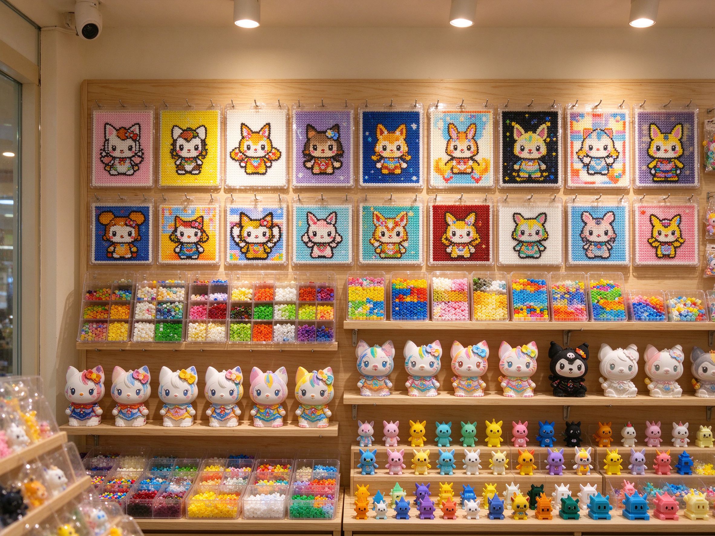 店内作品展示墙