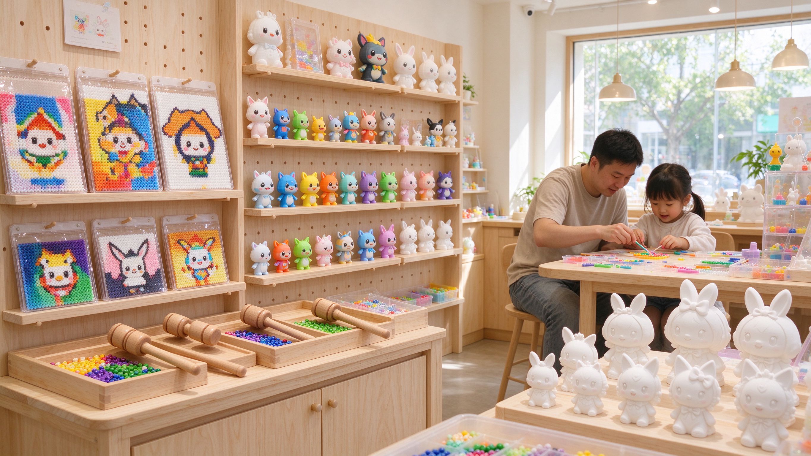 无界玩具店手工体验场景